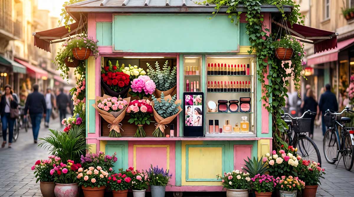 طراحی کیوسک فروشگاهی