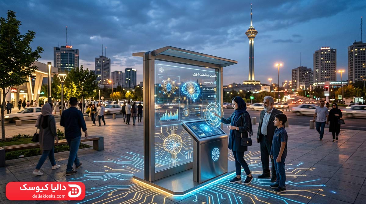 ترکیب هوش مصنوعی(AI) با کیوسک‌های هوشمند - دالیا کیوسک
